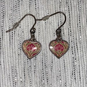 Vera Bradley Heart Earrings